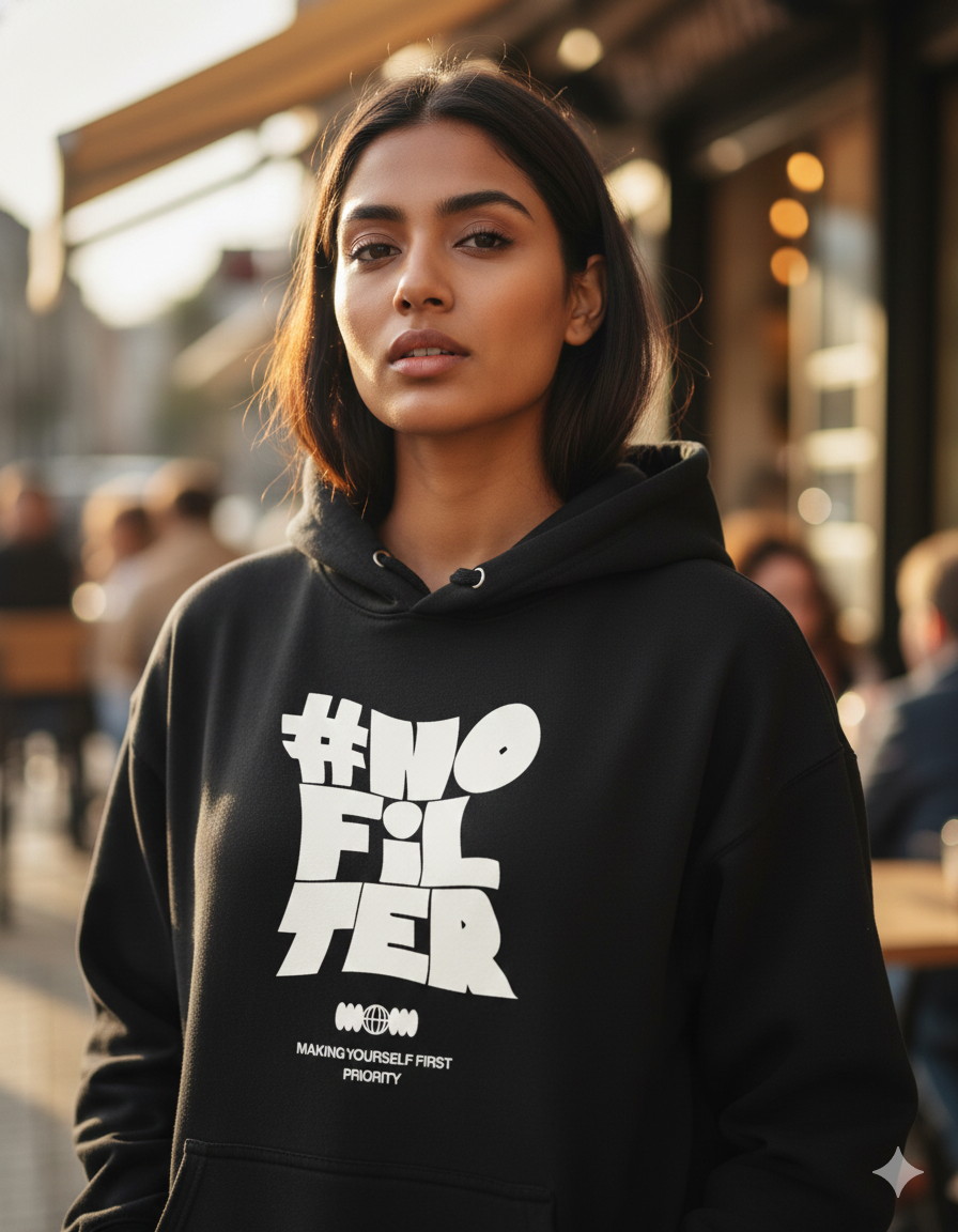 No Filter Hoodie for Women